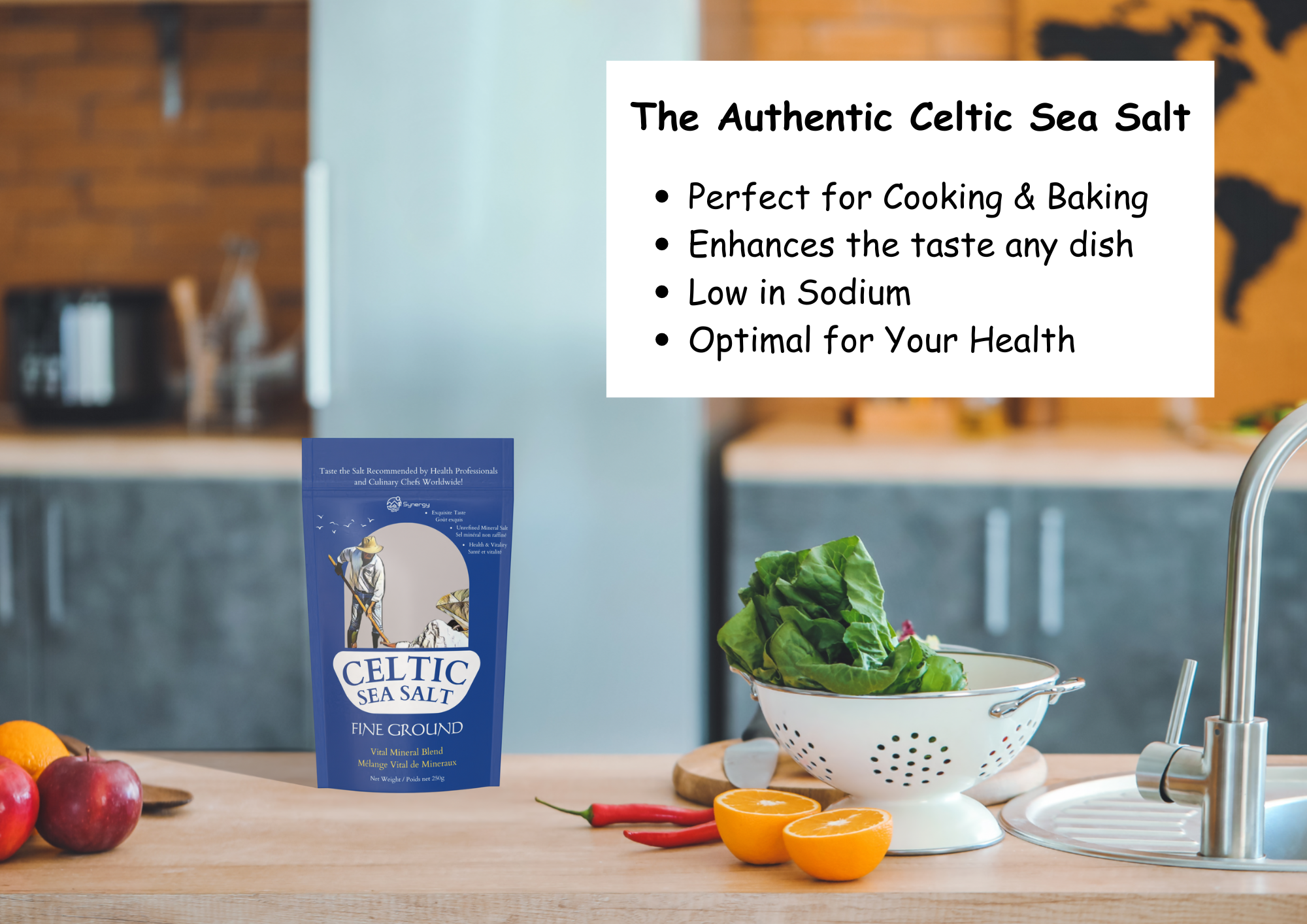 Celtic Sea Salt Light Grey Fine Ground 250g for sale in South Africa