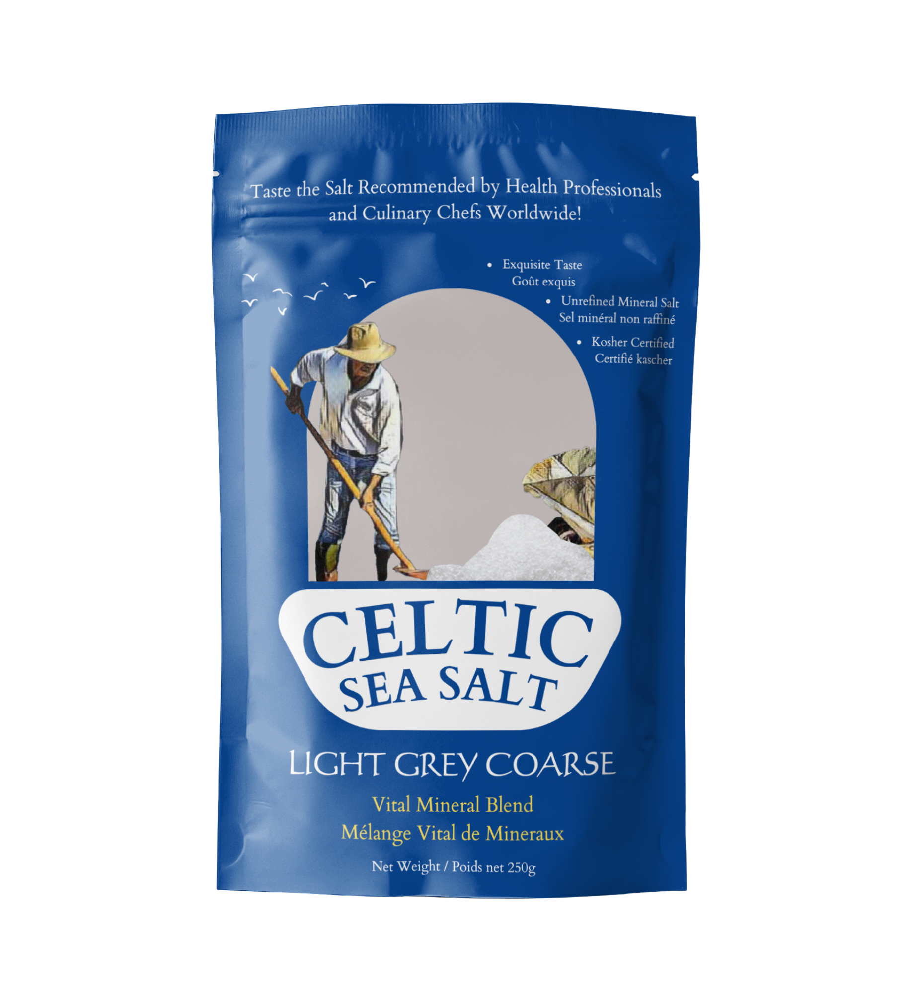 Celtic Sea Salt Light Grey Coarse 250g for sale in South Africa