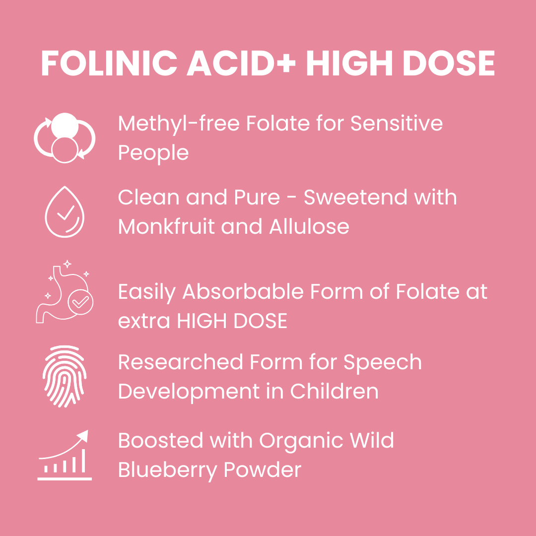 Orgamika Folinic Acid+ HIGH DOSE 120 Capsules