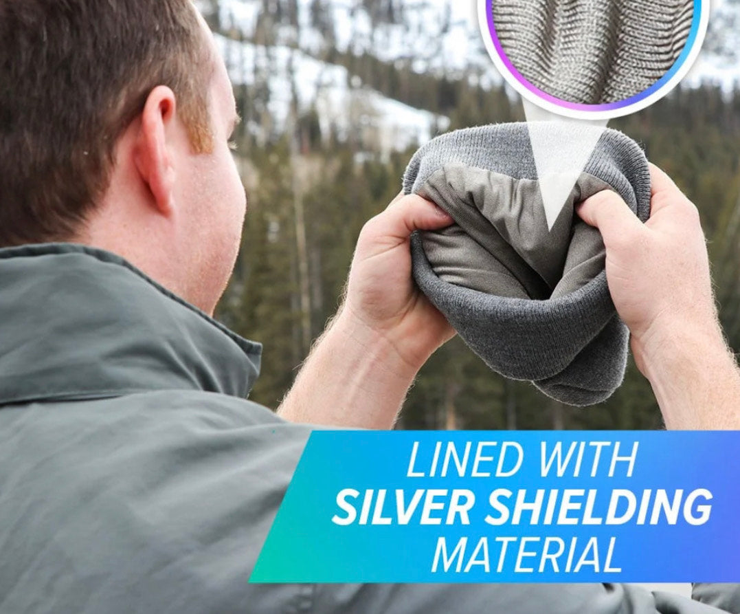 DefenderShield EMF Radiation Protection Winter Beanie