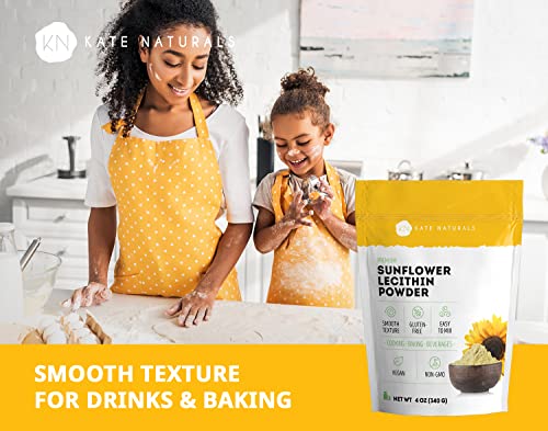 Kate Naturals Sunflower Lecithin Powder 113g