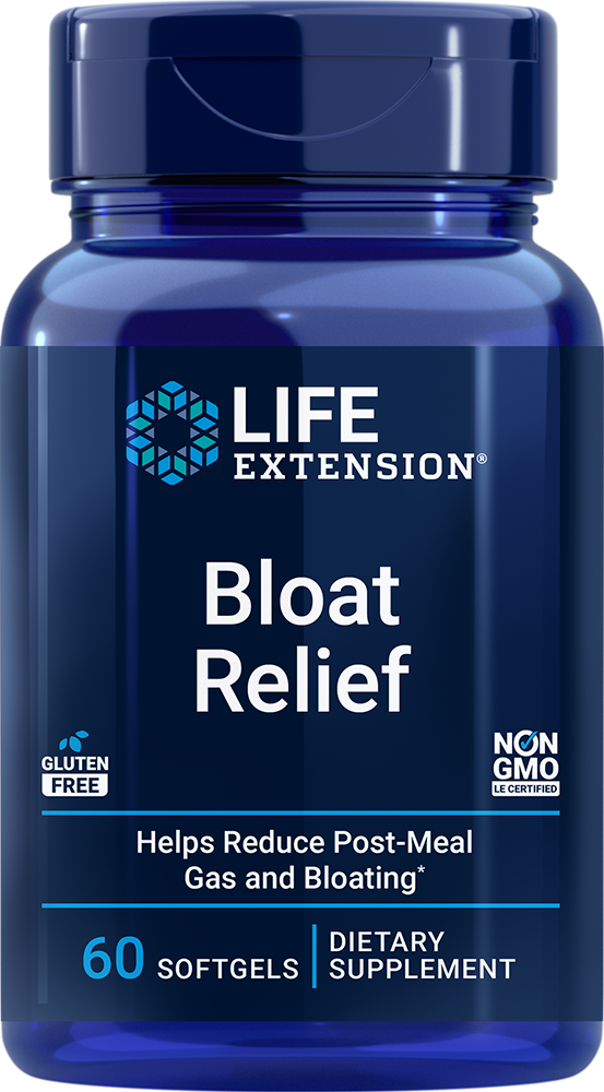 Life Extension Bloat Relief, 60 softgels