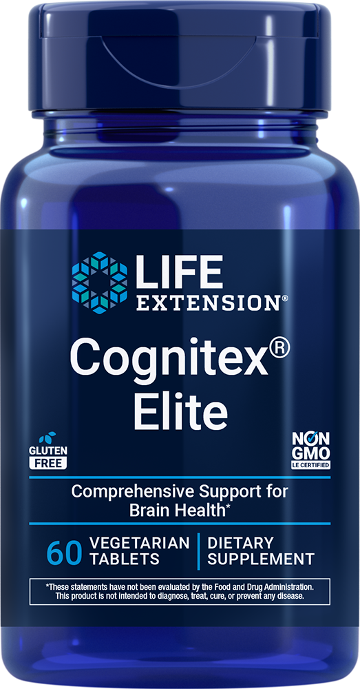 Life Extension Cognitex Elite, 60 vegetarian tablets