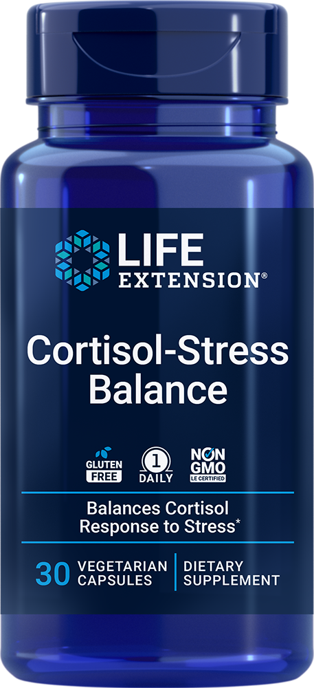 Life Extension Cortisol-Stress Balance, 30 vegetarian capsules