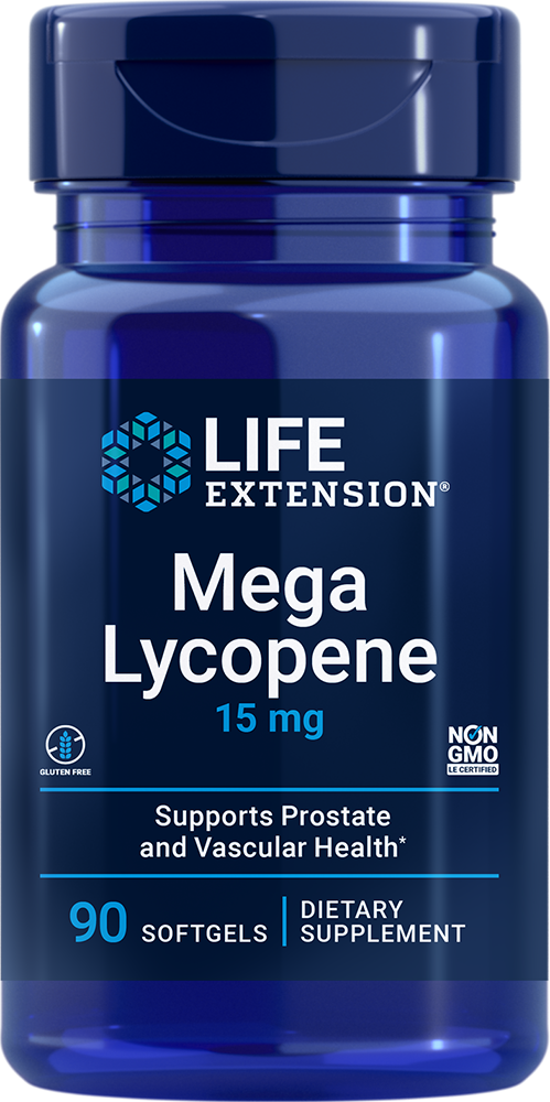 Life Extension Mega Lycopene 15 mg, 90 softgels