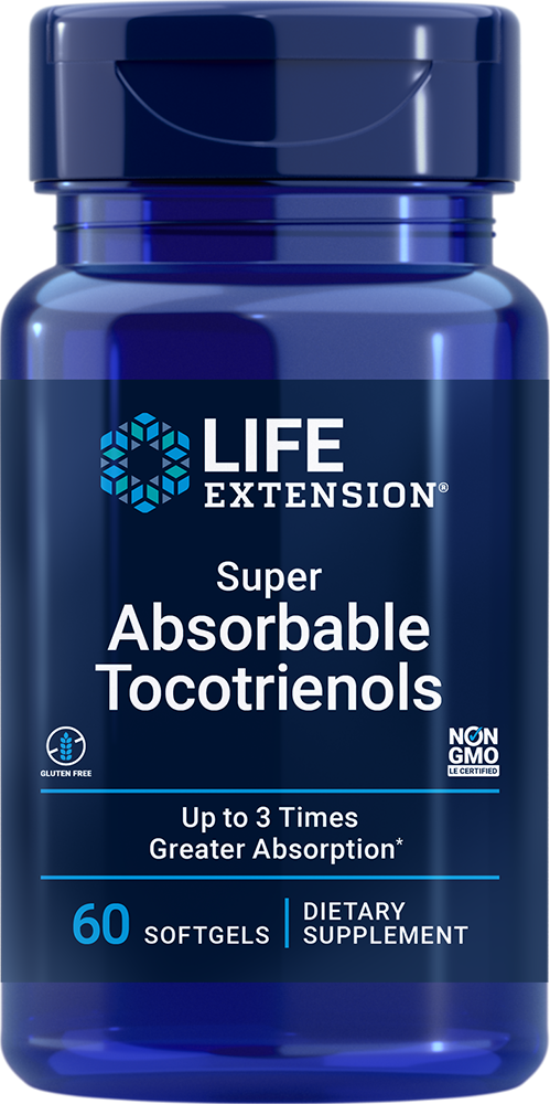 Life Extension Super Absorbable Tocotrienols, 60 softgels
