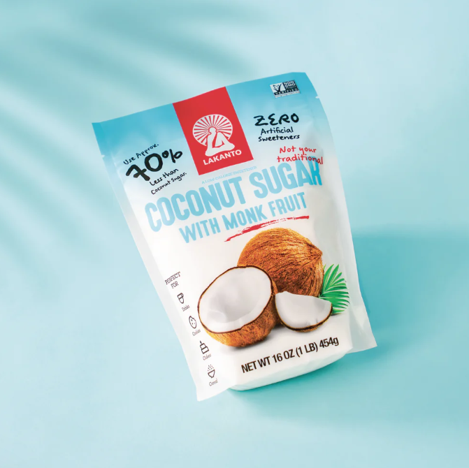 Lakanto Coconut Sugar with Monkfruit Sweetener 454g