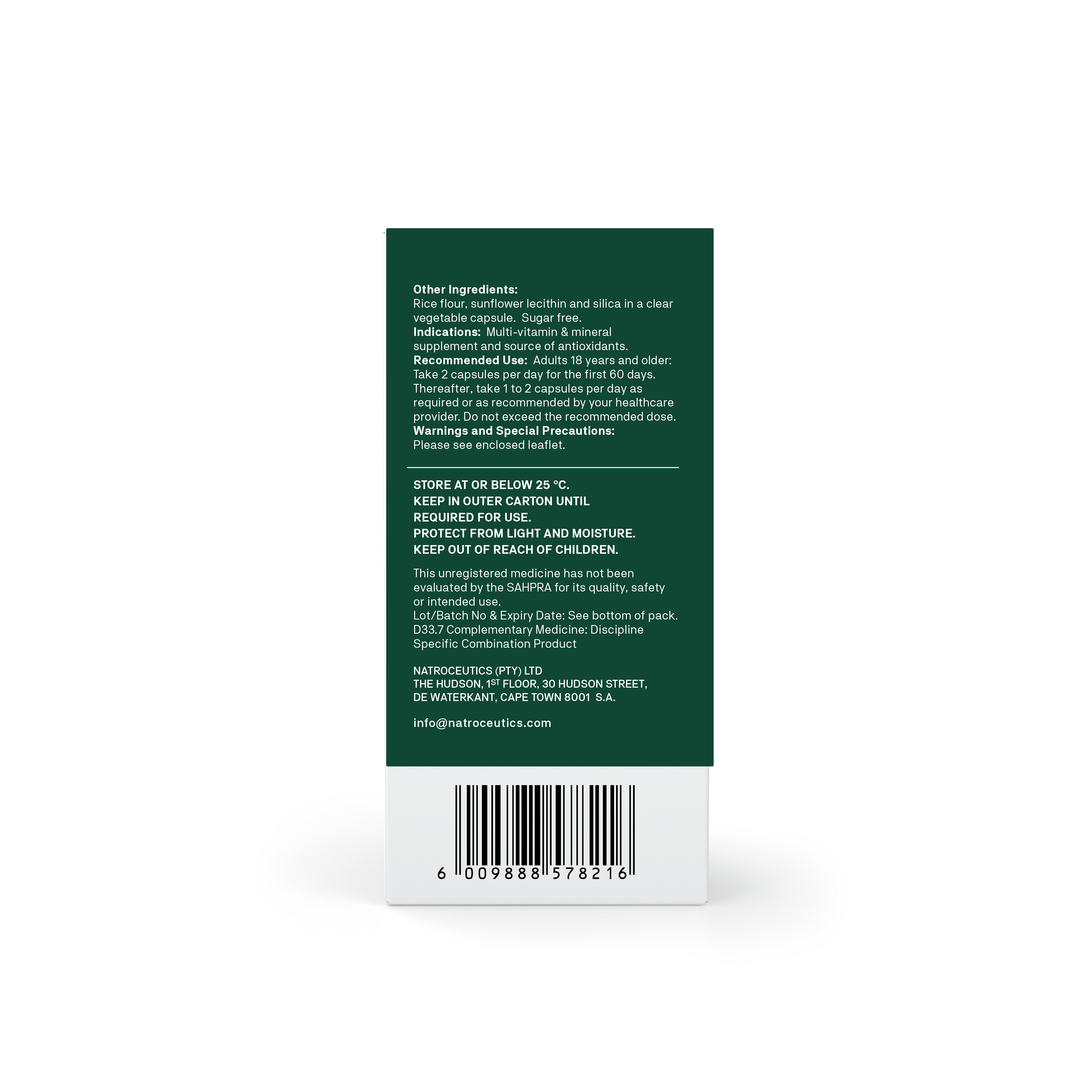 Natroceutics Opti-Vita Complex 60C