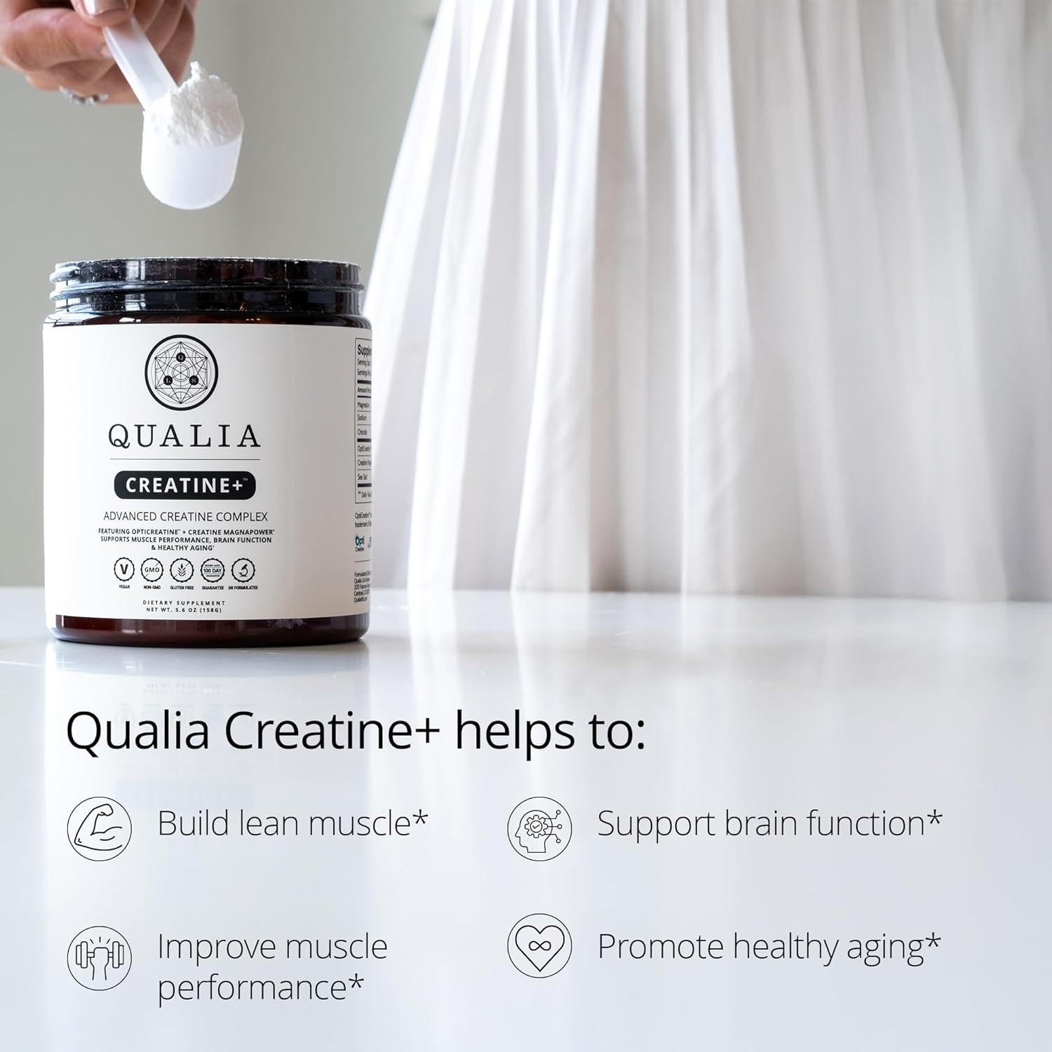 Neurohacker Collective Qualia Creatine+ 110g (3 Week Supply)