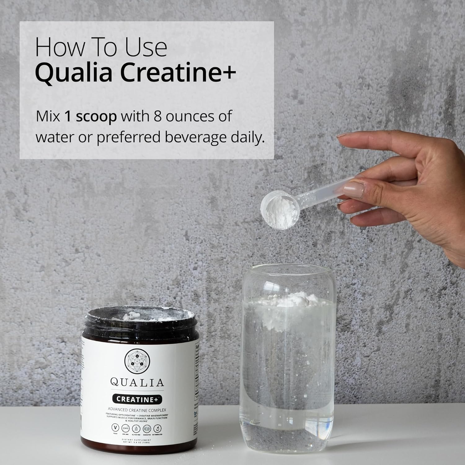 Neurohacker Collective Qualia Creatine+ 110g (3 Week Supply)