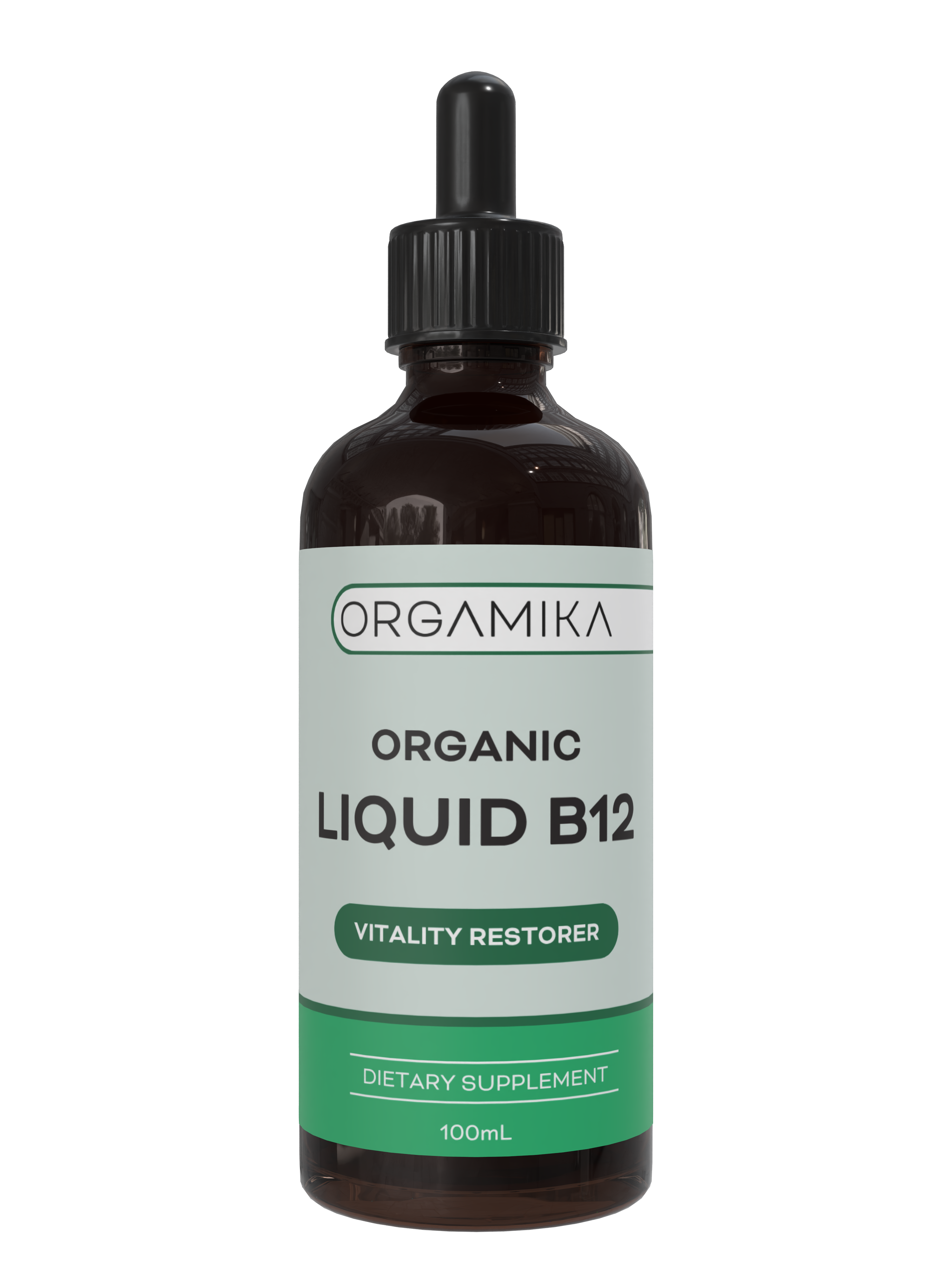 Orgamika Liquid B12 100ml - Methylcobalamin | Adenosylcobalamin