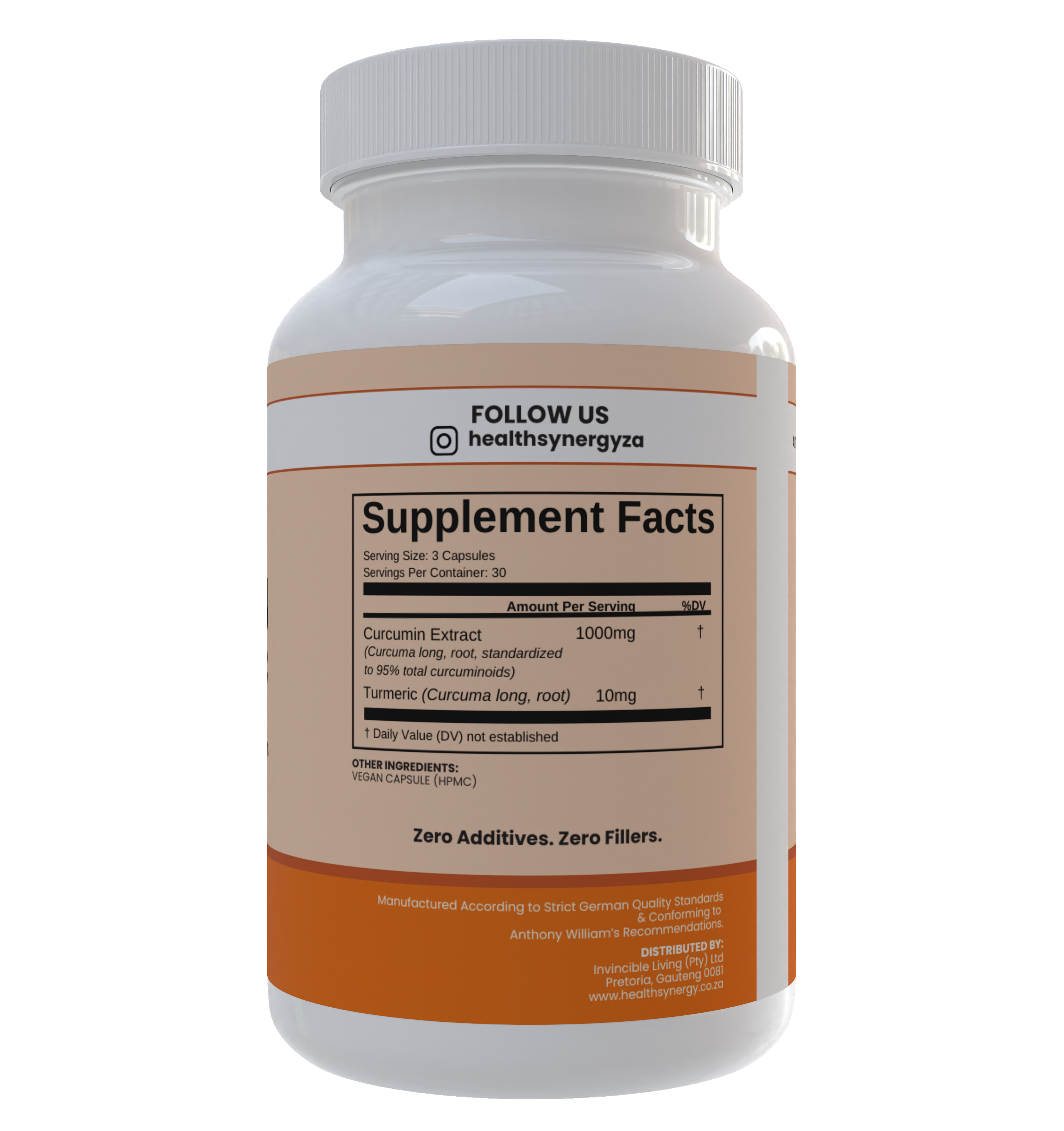 Organica Curcumin with Turmeric 90 Capsules