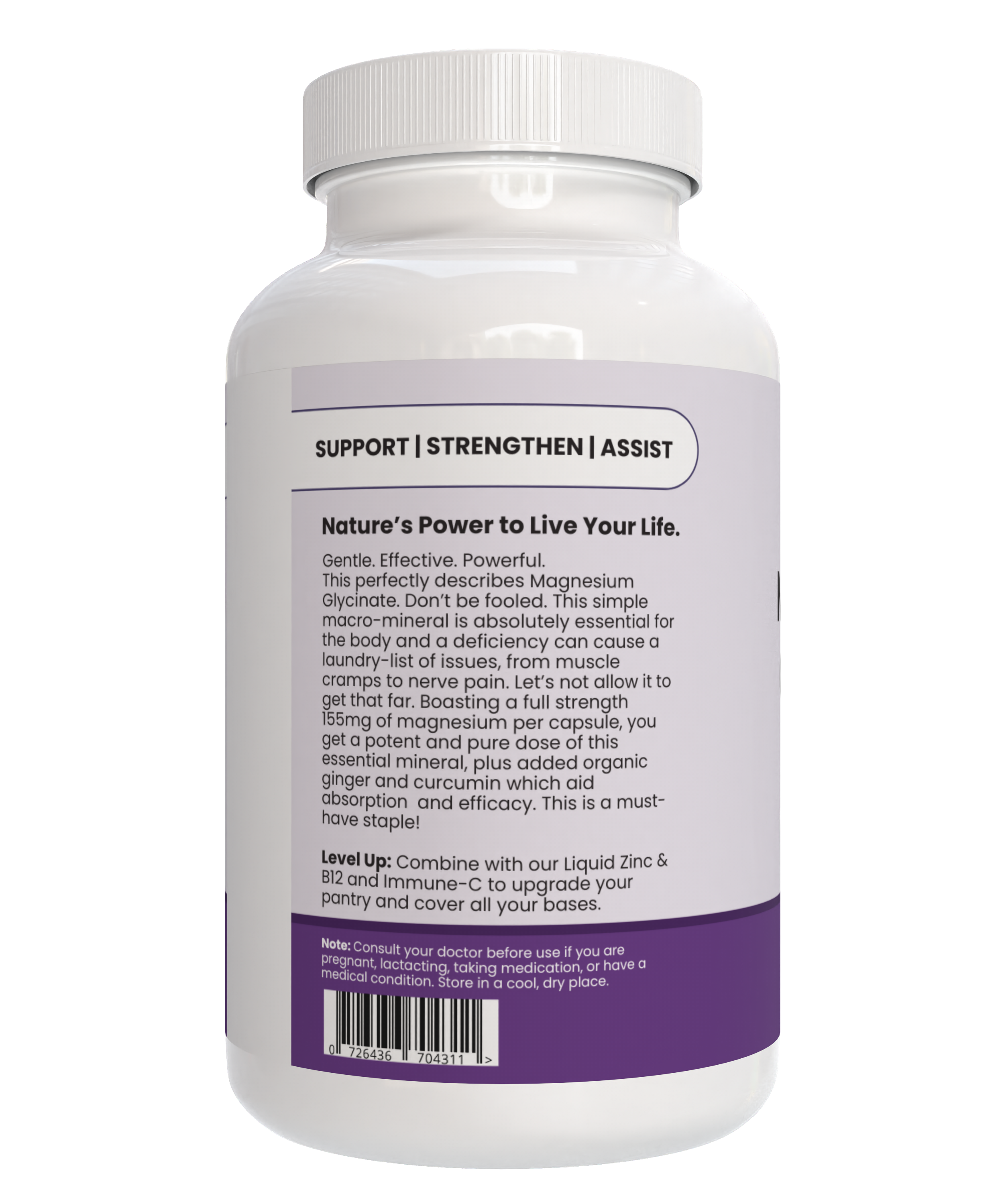 Orgamika Magnesium Glycinate 180 Capsules