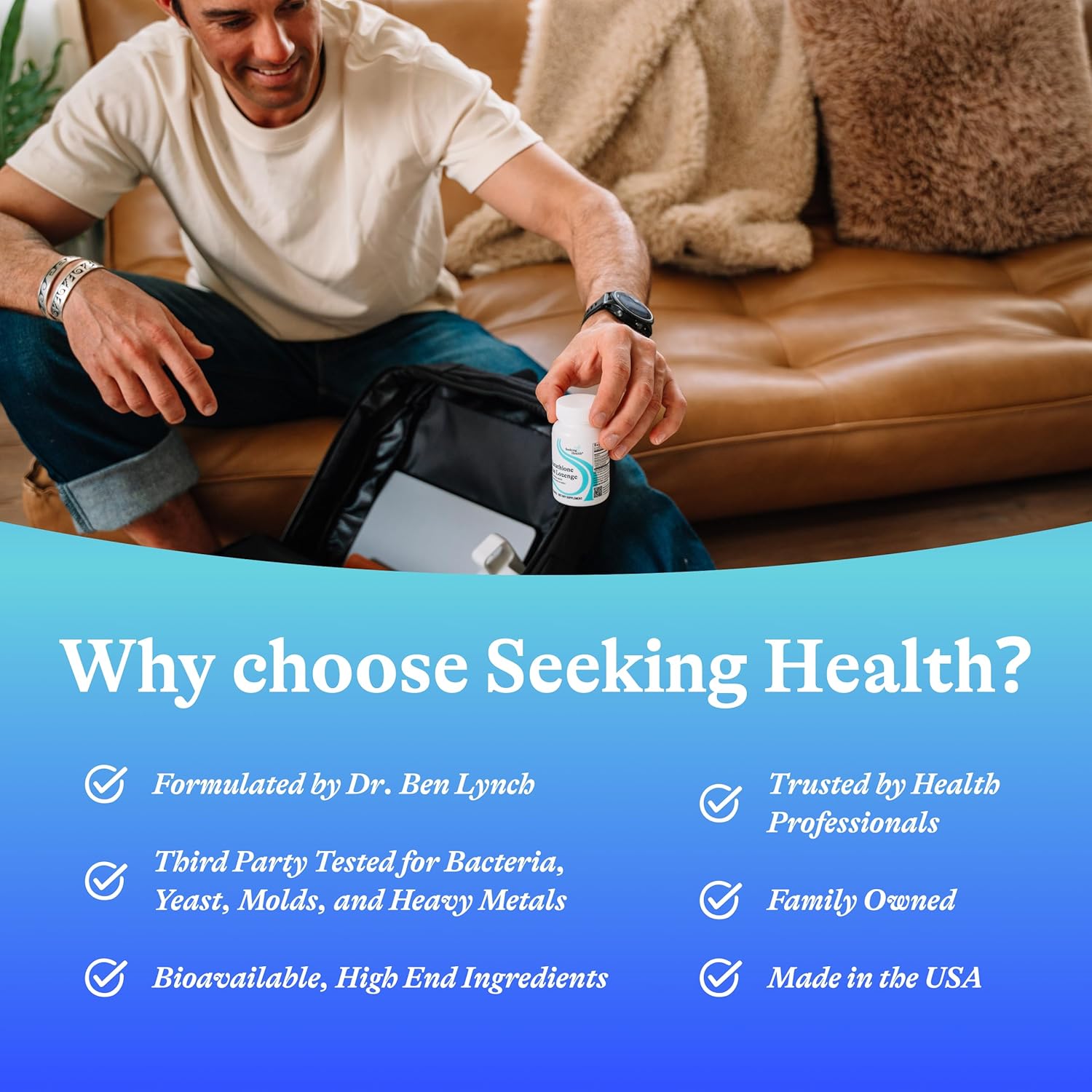 SeekingHealth Glutathione Plus (Lozenges)