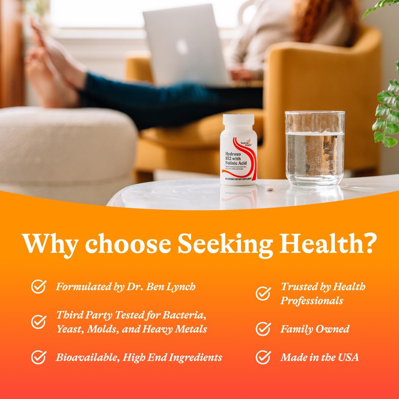 SeekingHealth Hydroxo B12 with Folinic Acid