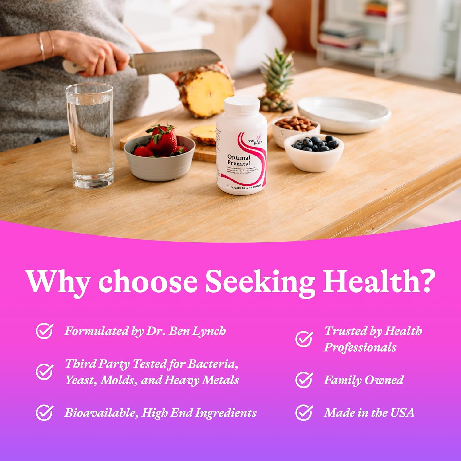 SeekingHealth Optimal Prenatal Capsules