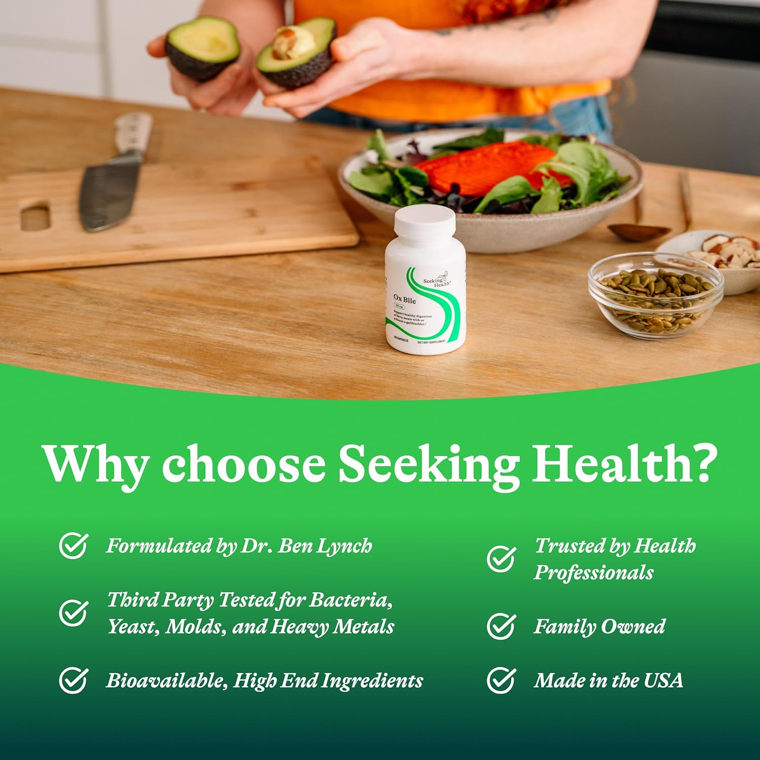 SeekingHealth Ox Bile 125mg
