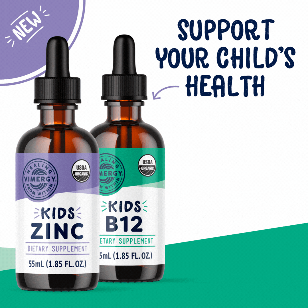 Vimergy Kids Organic Zinc Sulfate 55ml