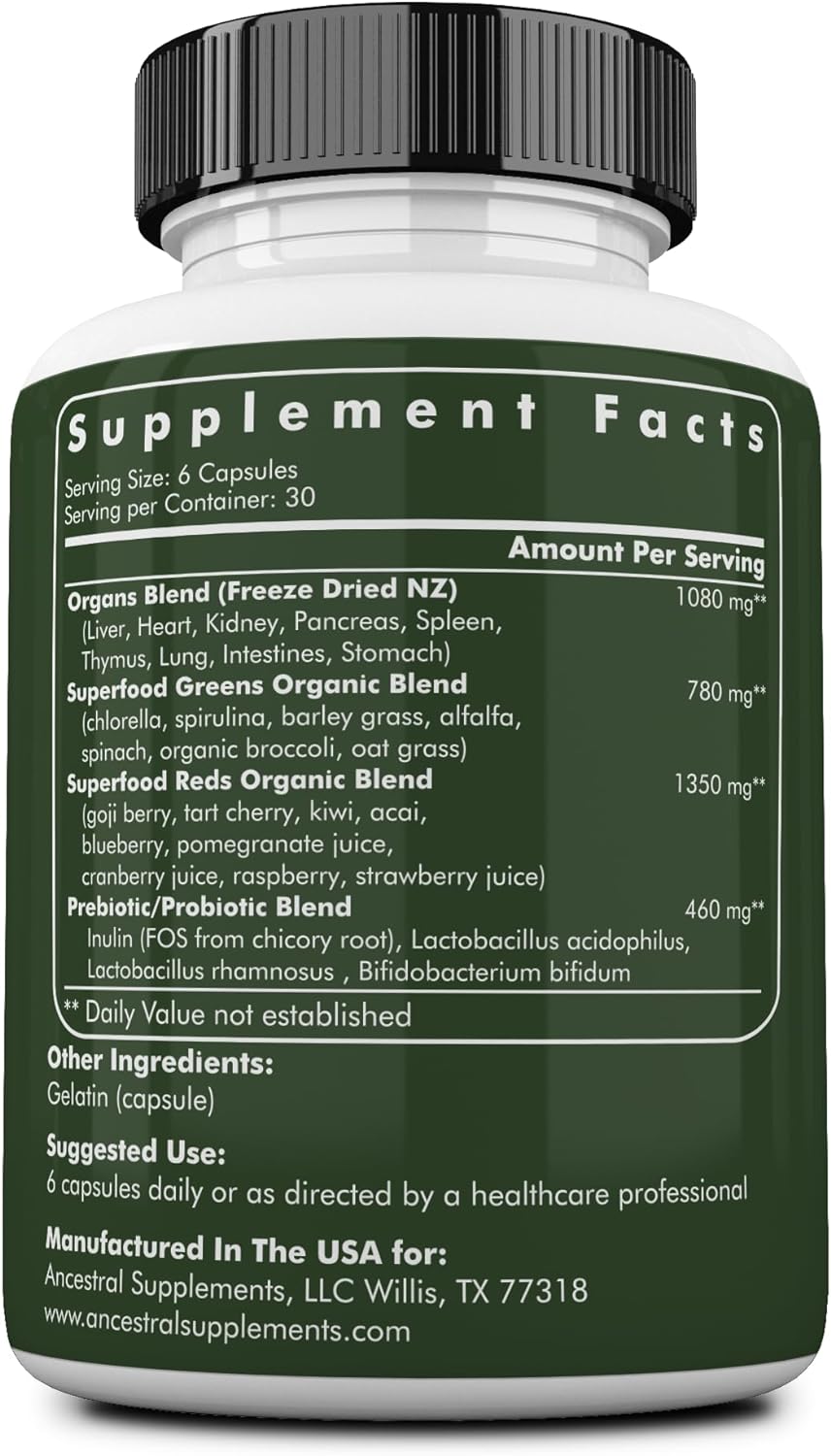 Ancestral Supplements Animal-Based Greens