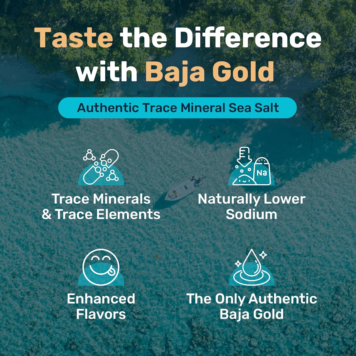Baja Gold Signature Mineral Sea Salt - Fine Grind 454g