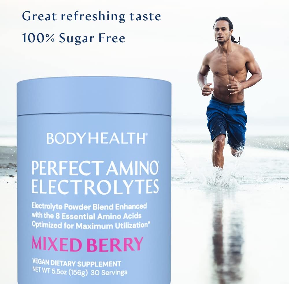 BodyHealth PerfectAmino Electrolytes Mixed Berry - 30 servings