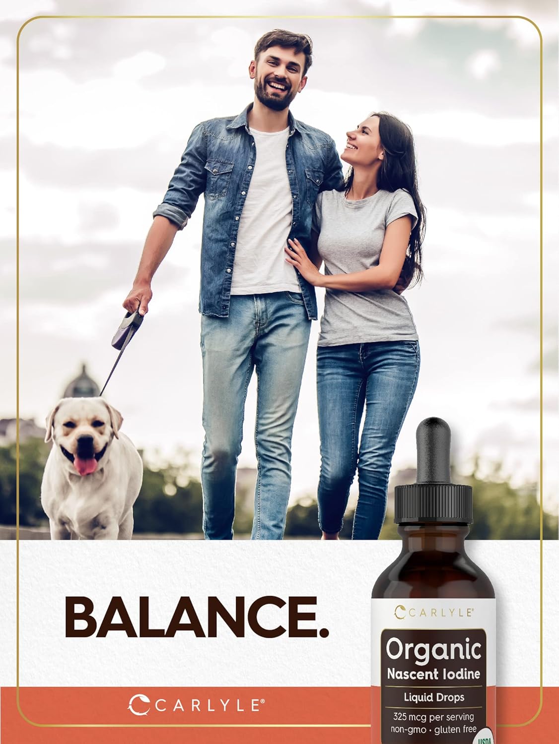 Carlyle Organic Nascent Iodine Liquid Drops - 60ml