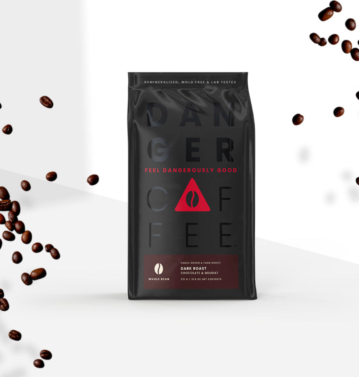 Danger Coffee Dark Roast Whole Bean 340g