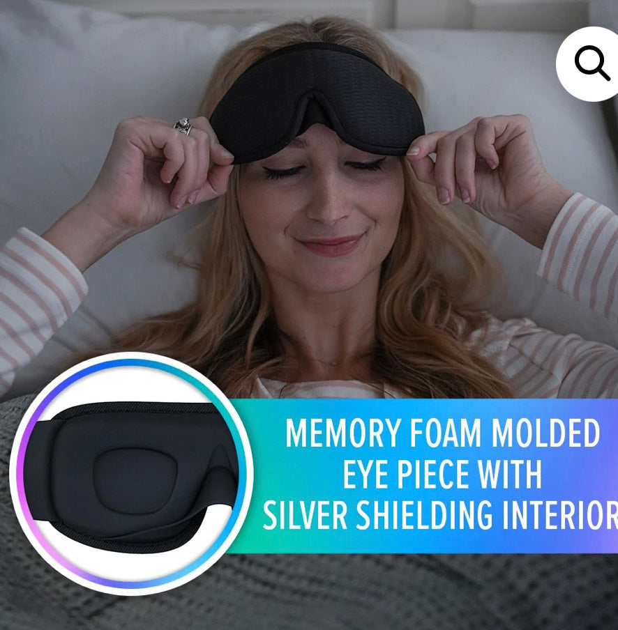 DefenderShield EMF Radiation Protection Sleep Mask