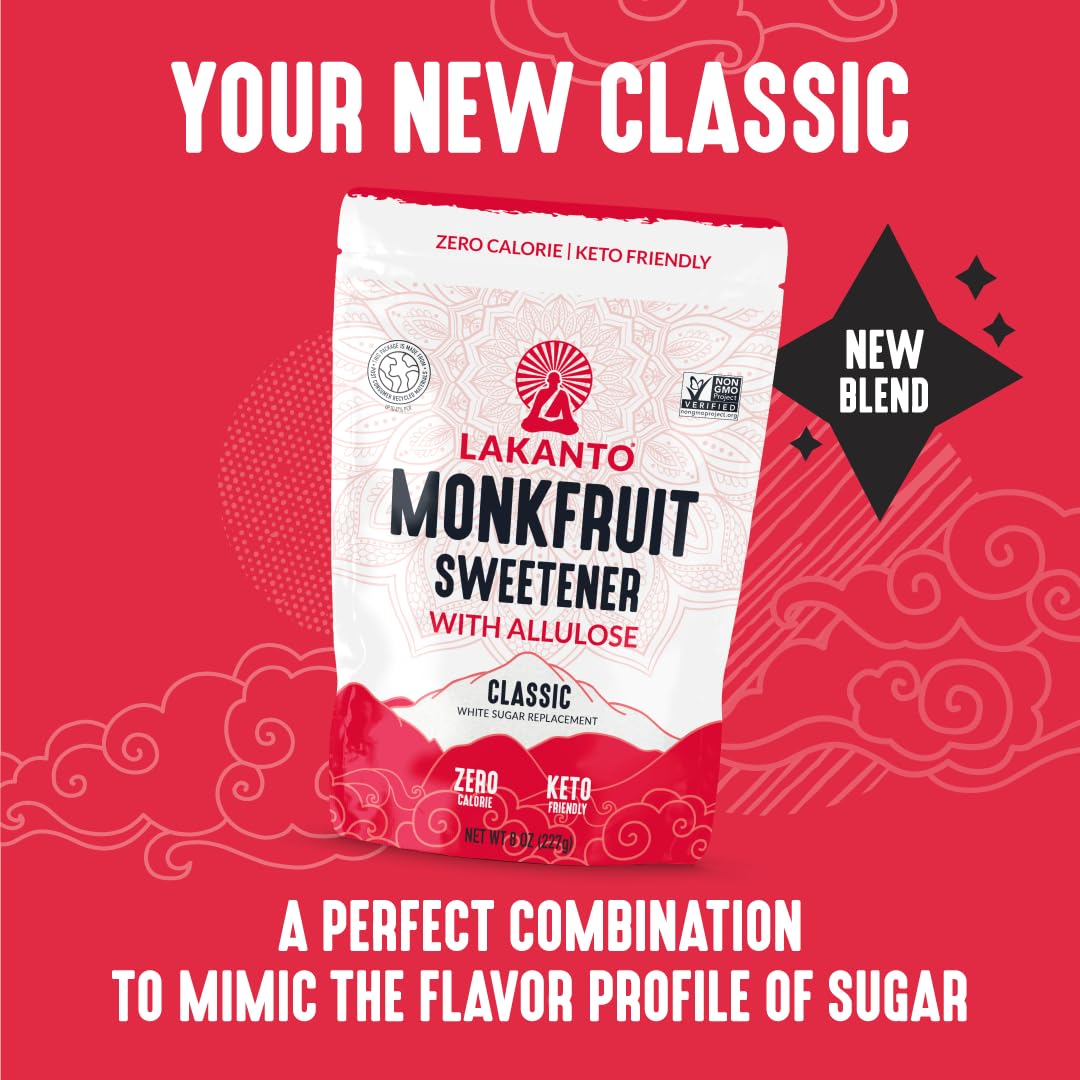 Lakanto Classic Monk Fruit Sweetener with Allulose 227g