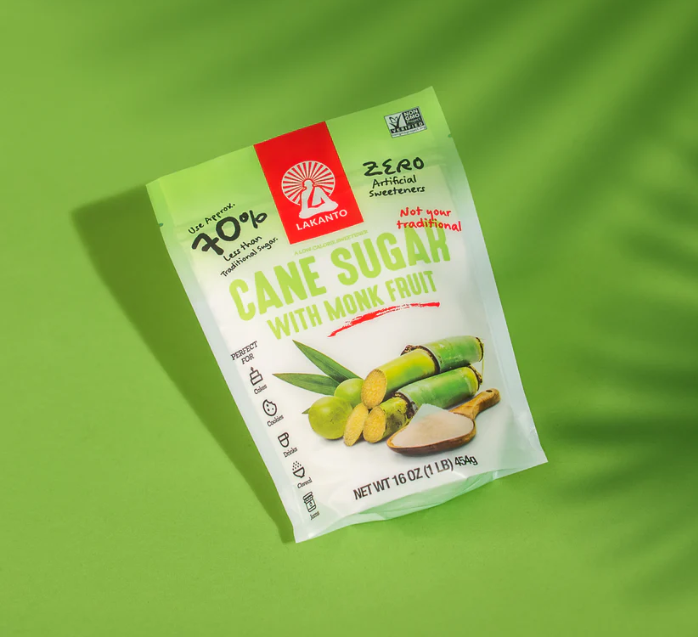 Lakanto Cane Sugar with Monkfruit Sweetener 454g