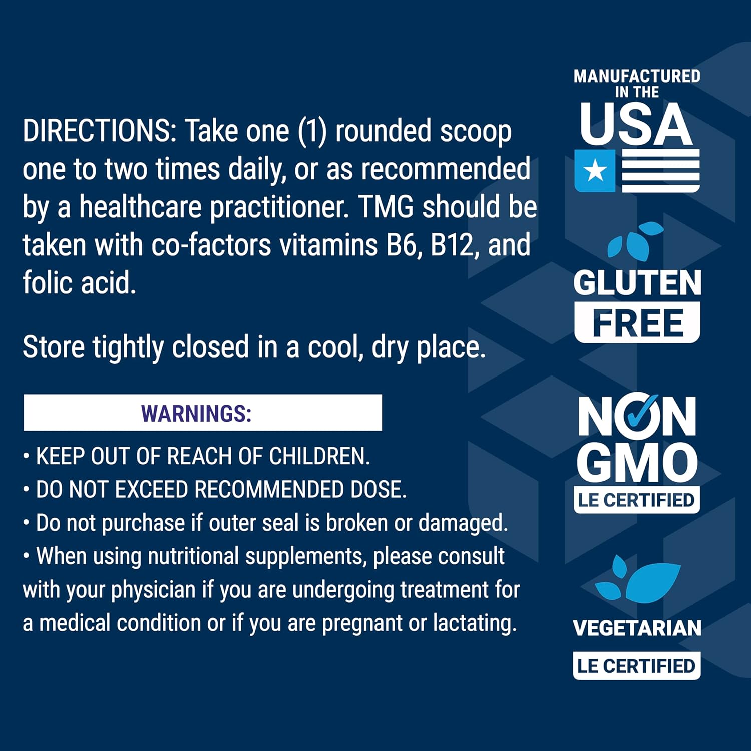 Life Extension TMG Powder