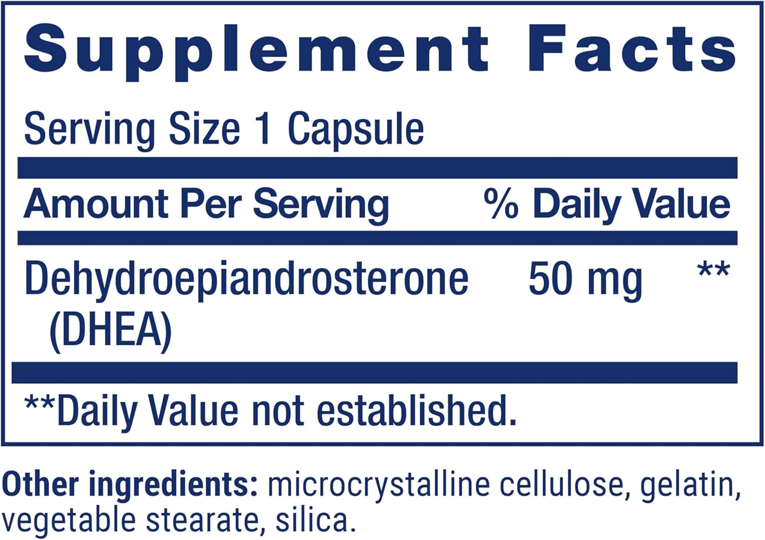 Life Extension DHEA 50mg