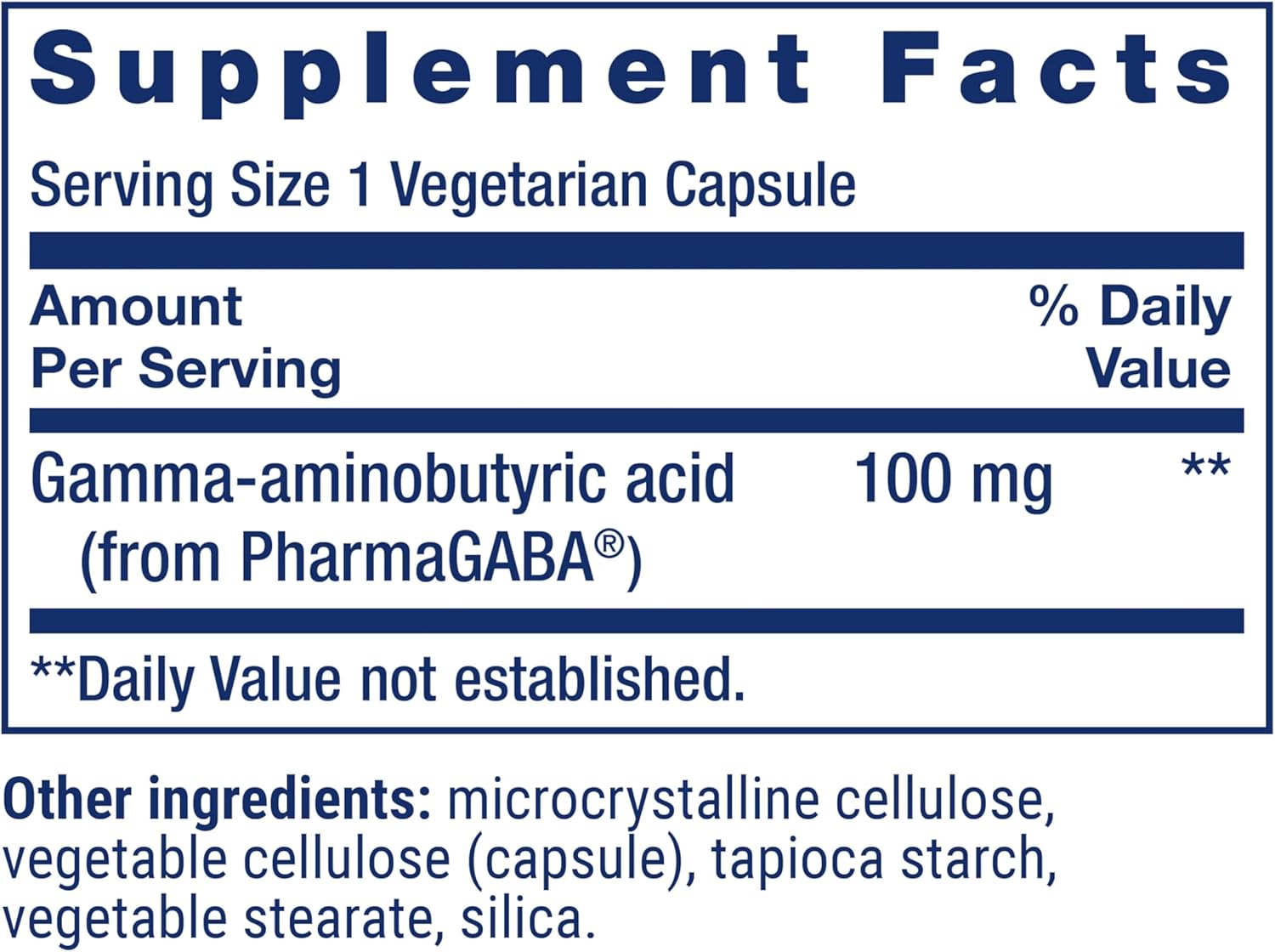 Life Extension GABA 60C