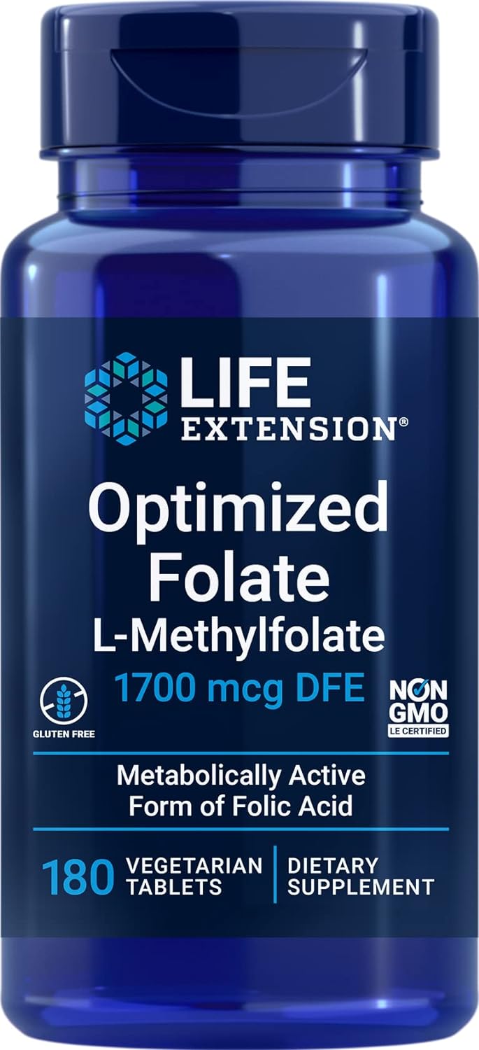 Life Extension Optimized Folate 1700 mcg