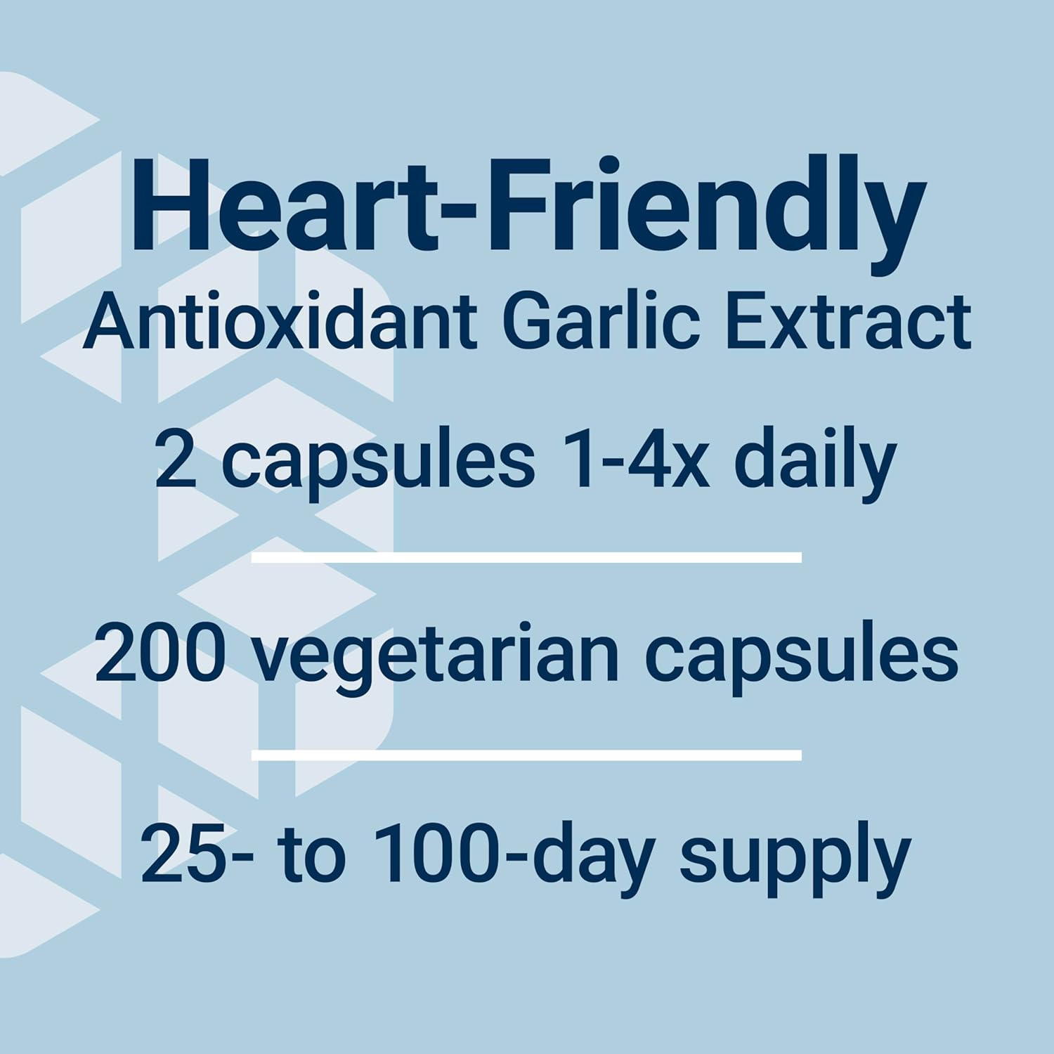 Life Extension Optimized Garlic