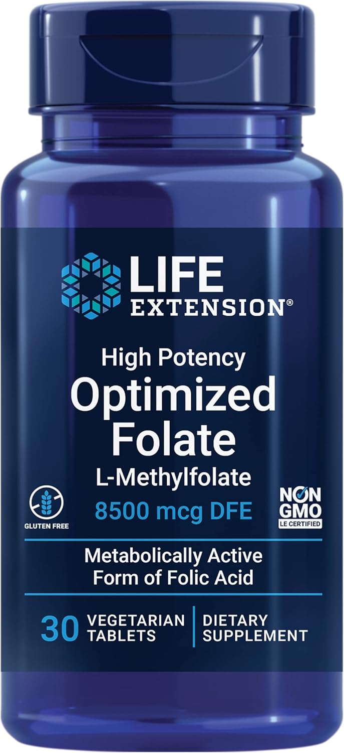 Life Extension High Potency Optimized Folate 8500mcg