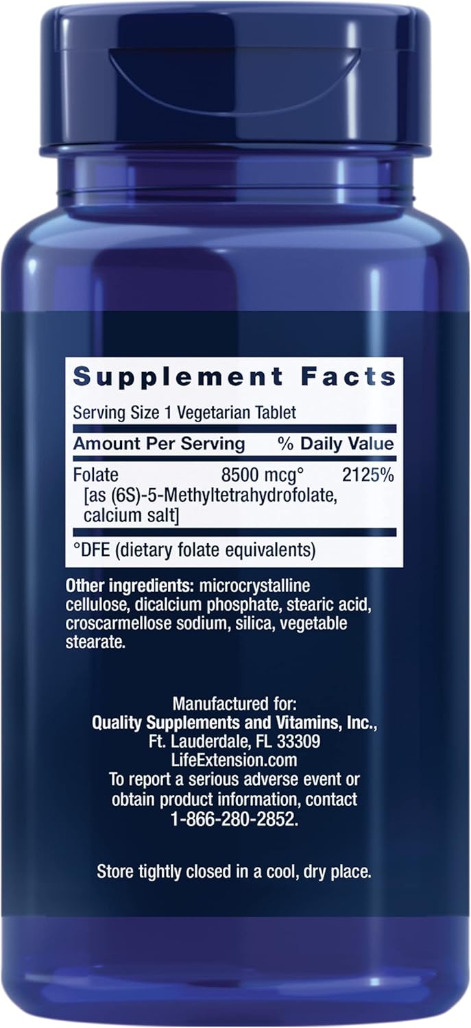 Life Extension High Potency Optimized Folate 8500mcg