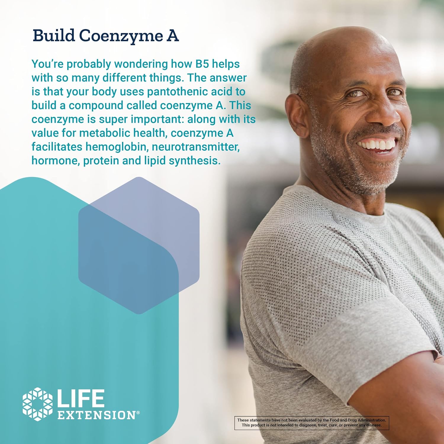 Life Extension Pantothenic Acid 500mg 100C