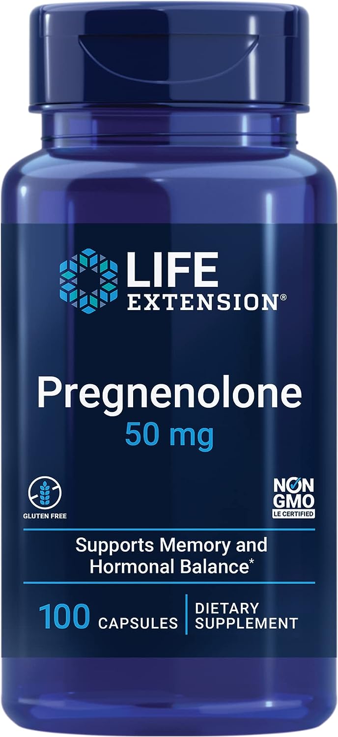 Life Extension Pregnenolone 50mg 100C