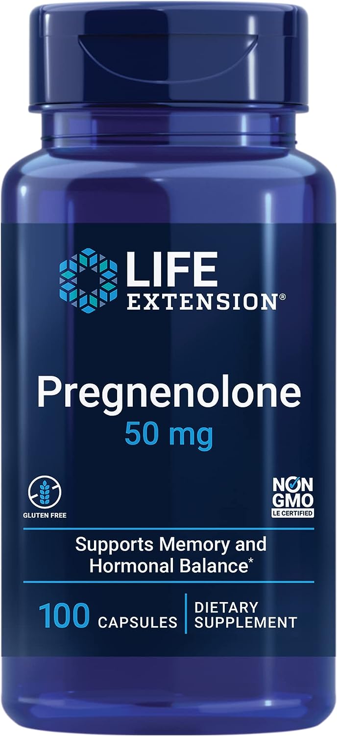 Life Extension Pregnenolone 50mg 100C