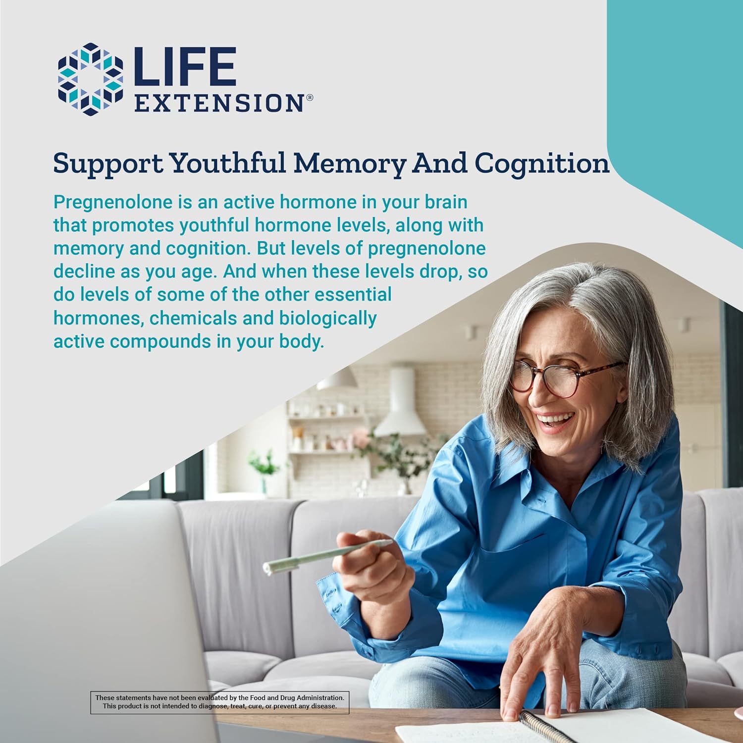 Life Extension Pregnenolone 50mg 100C