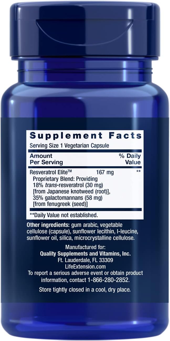 Life Extension Resveratrol Elite 30 Caps