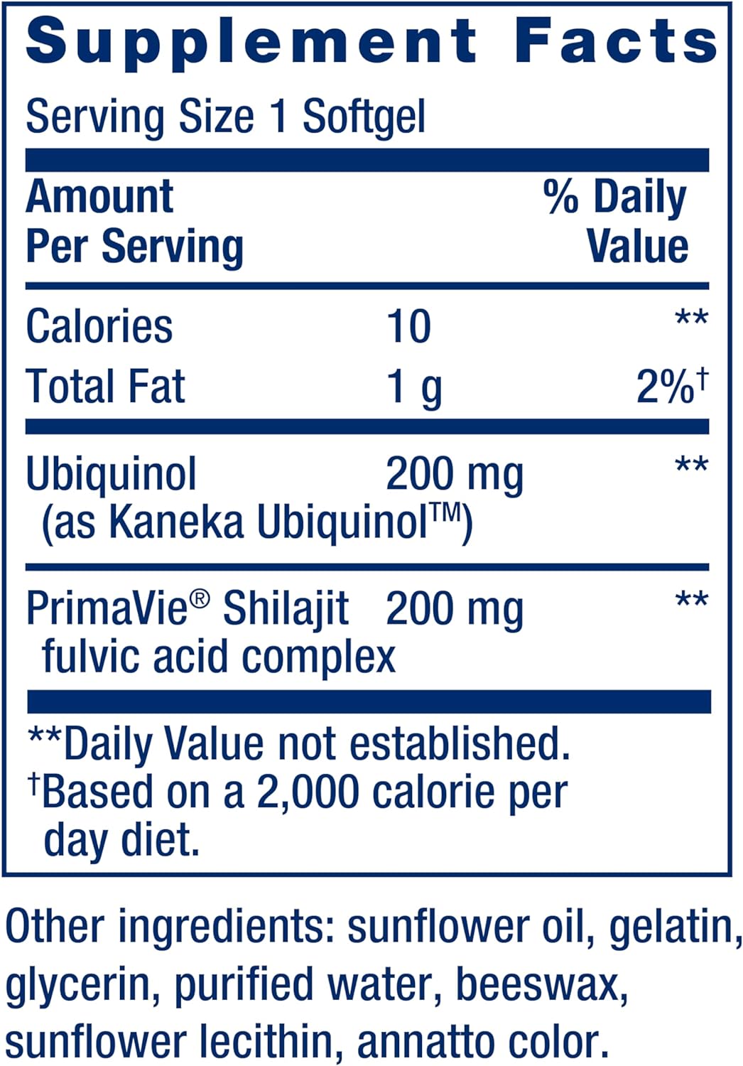 Life Extension Super Ubiquinol CoQ10 w/ Enhanced Mitochondrial Support 200mg