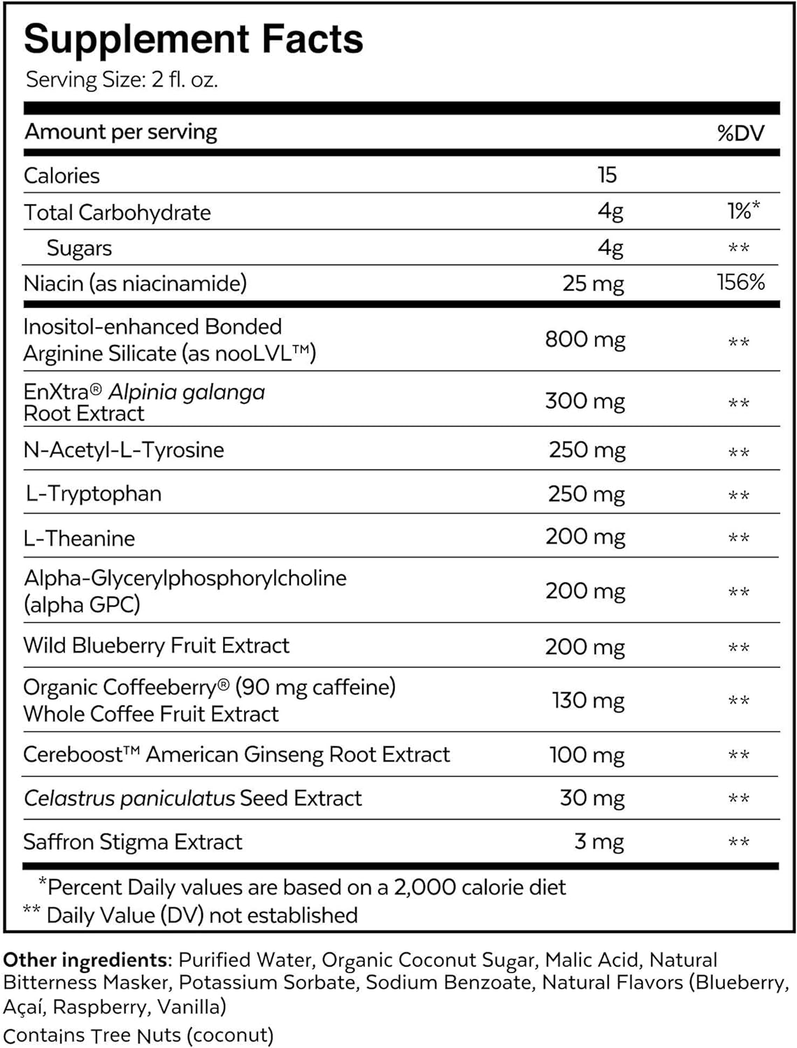 Neurohacker Collective Qualia Nootropic Energy Shot