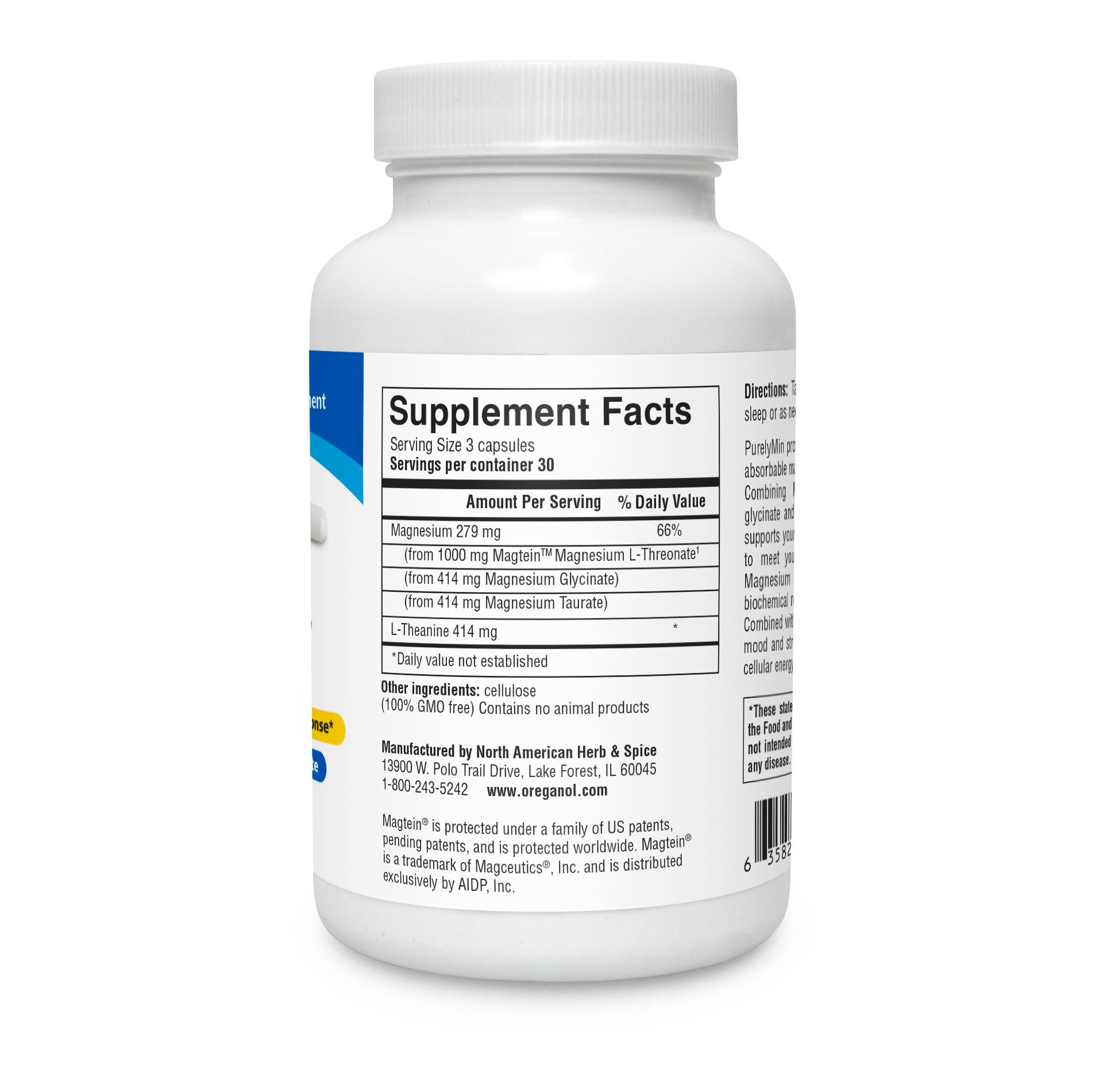 North American Herb and Spice PurelyMin Magnesium Complex