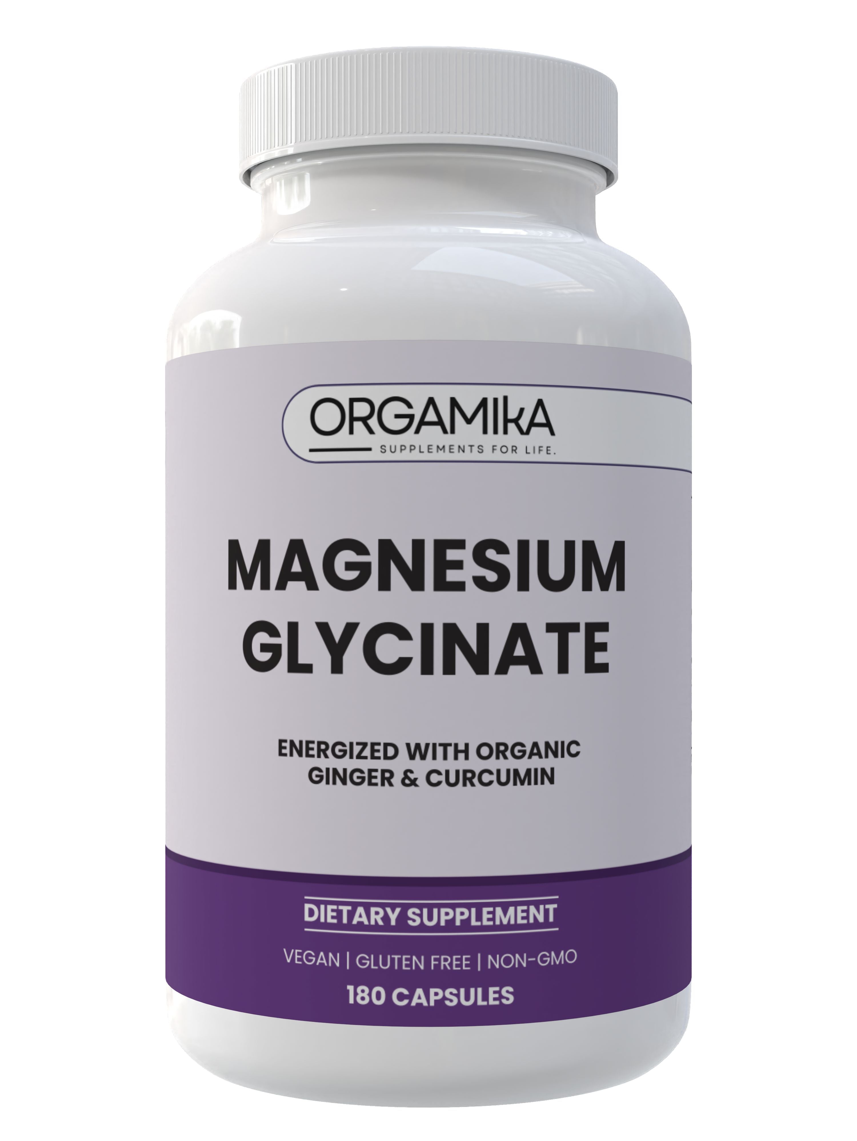 Orgamika Magnesium Glycinate 180 Capsules