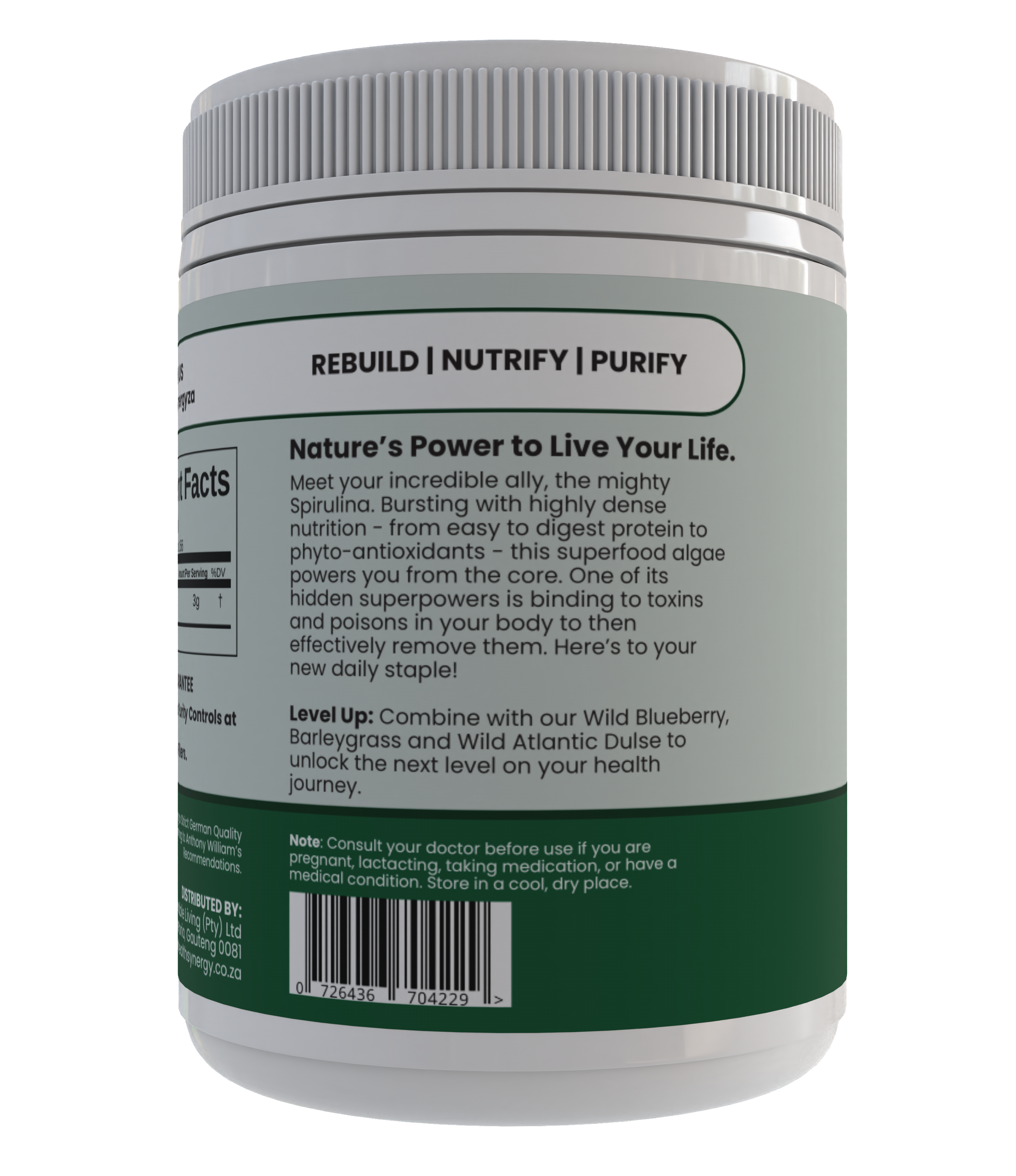 Orgamika Spirulina Powder 500g