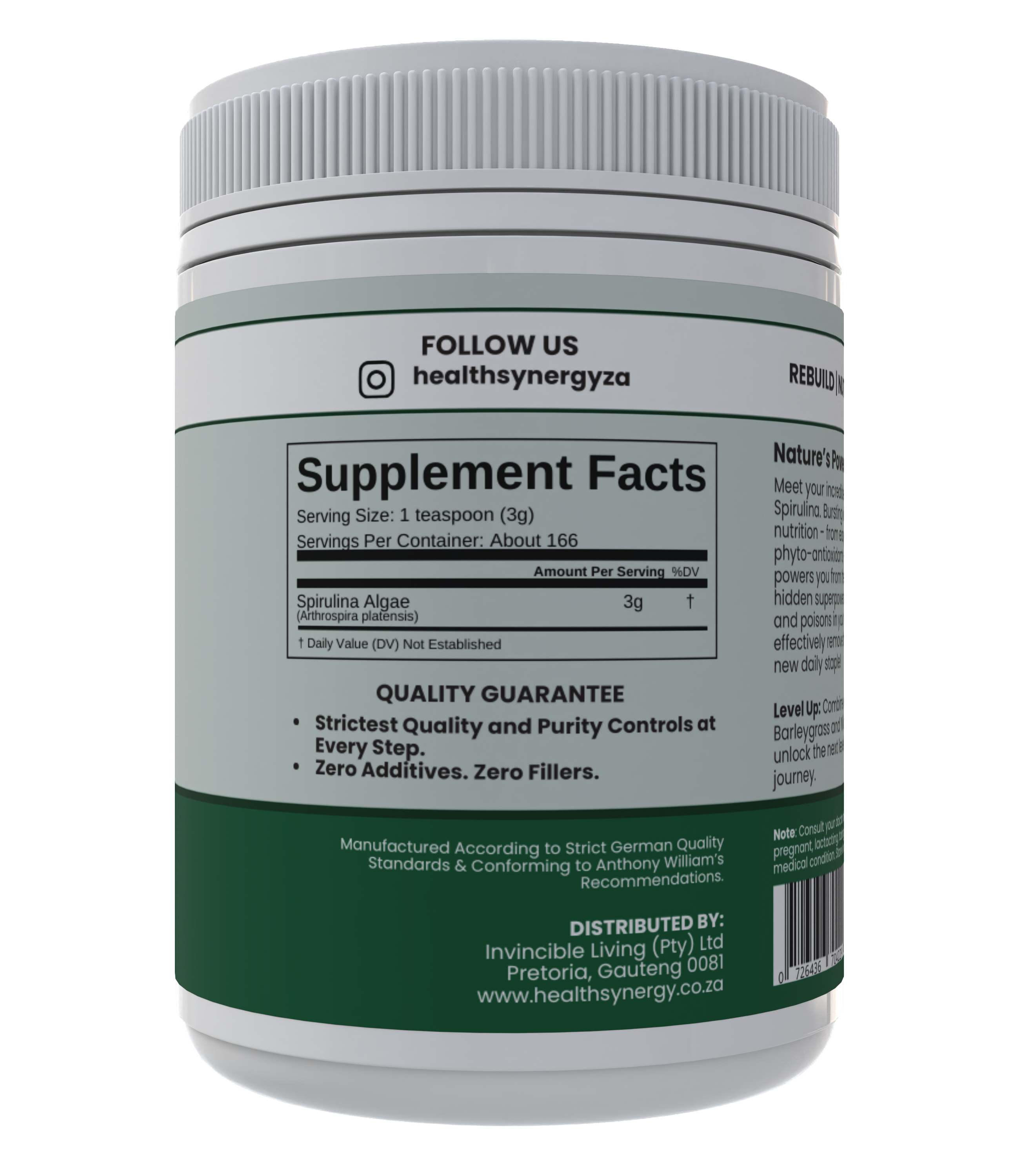 Orgamika Spirulina Powder 500g