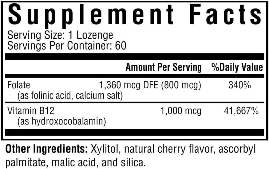 SeekingHealth Hydroxo B12 with Folinic Acid