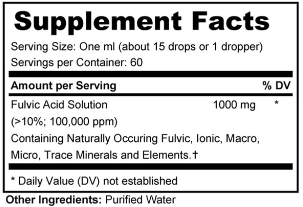 Spectrum Awakening Fulvic Detox